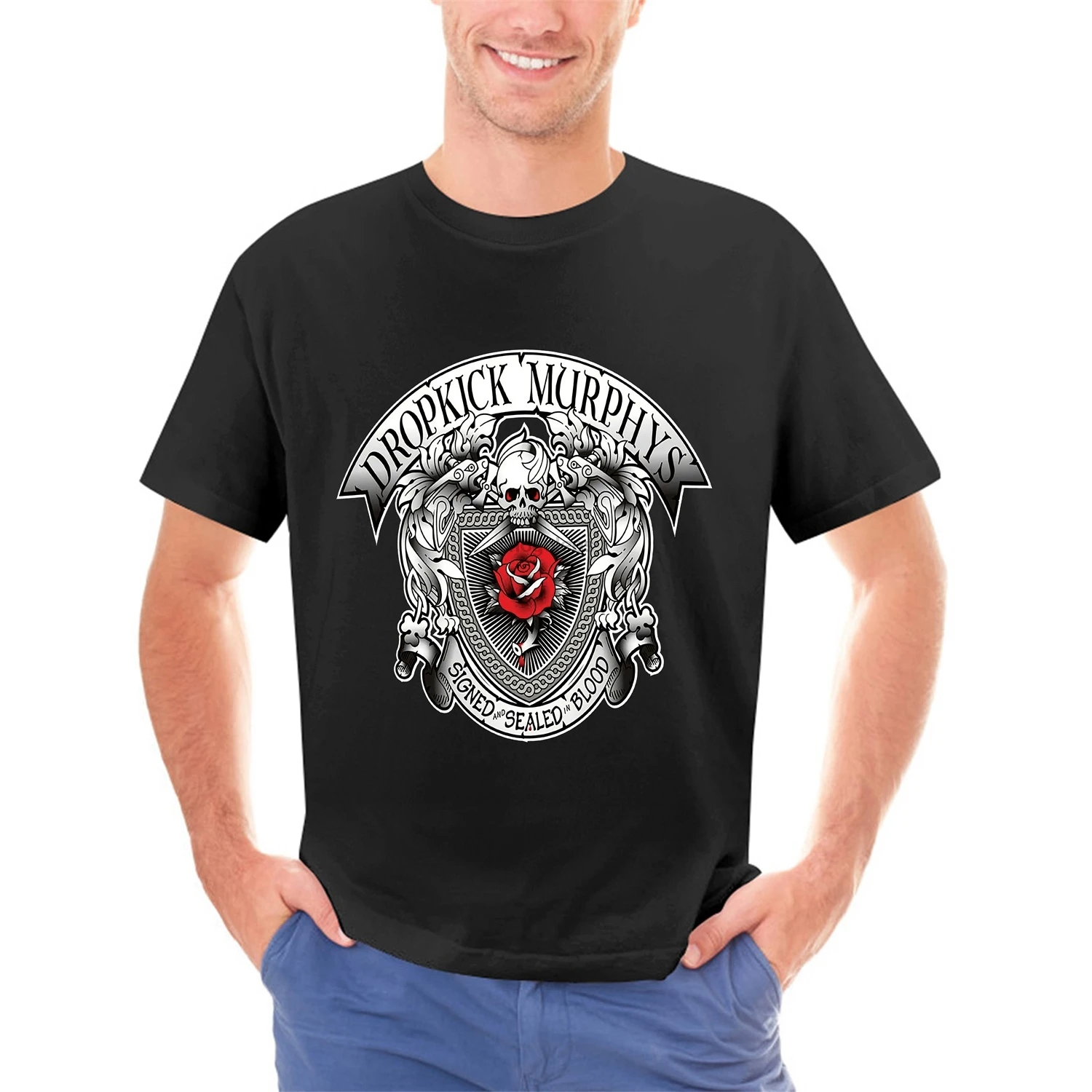 New - D T G printed T-shirt - DROPKICK-MURPHYS - Signed and Sealed in Blood  -  Size  SML XL2XL3XL4XL5XL6XL7XL