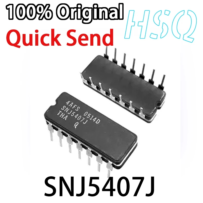 

1PCS SNJ5407J SNJ5407 Packaged DIP-14 Buffer/driver/transceiver Brand New Original