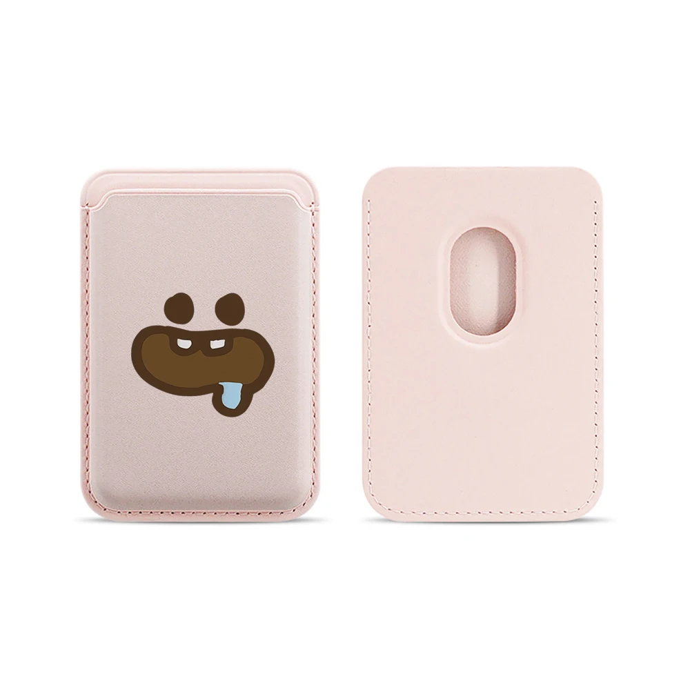 Foodie Cartoon Leder-Kartenetui Handyhülle Kartenhalter für Magnetische Hülle Geeignet für alle iPhone Magsafe Karten-Handy-Rückseiten-Taschen – Detail 16