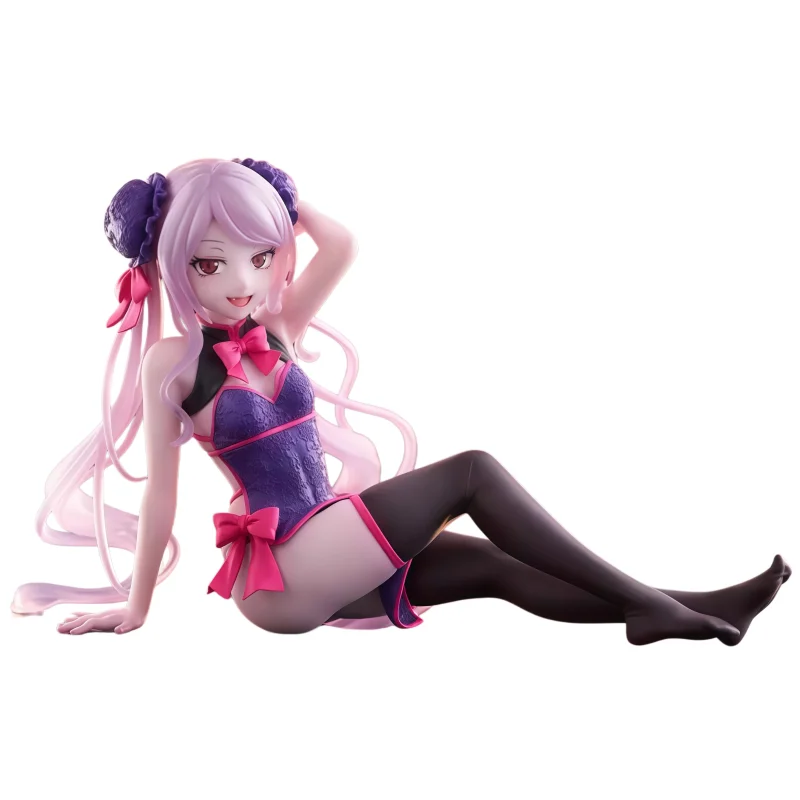 

НОВИНКА Оригинальная фигурка TAITO OVERLORD 13 см Шалтеар в костюме Ципао Настольная милая коллекционная фигурка из ПВХ, модель-игрушка, подарок