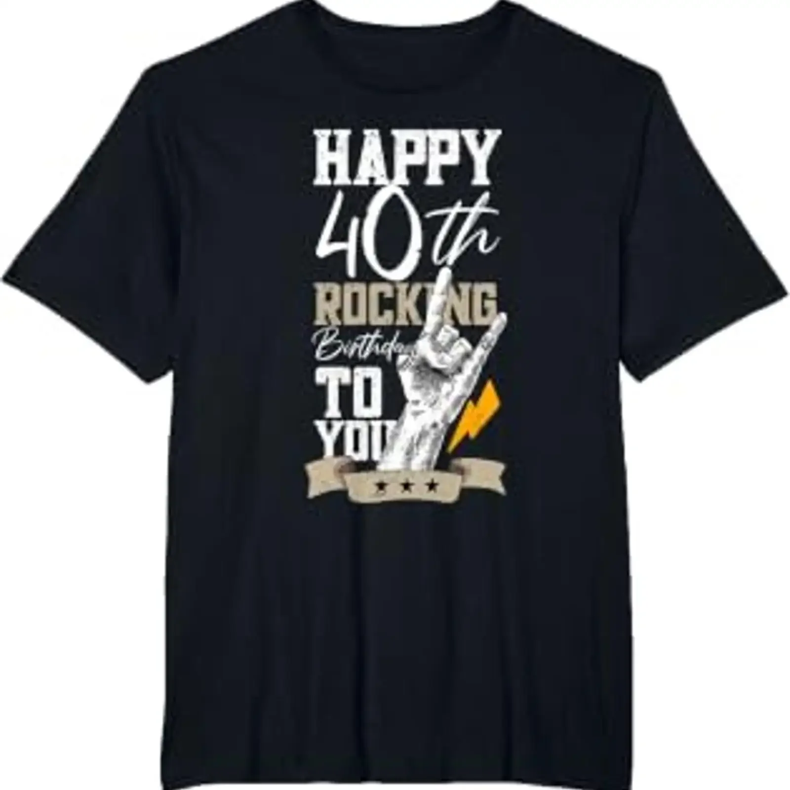 40 Years Rocking Vintage Rock 40th Birthday T Shirt vintage Washed Slightly Unisex streetwear Soft Versatile Stretched