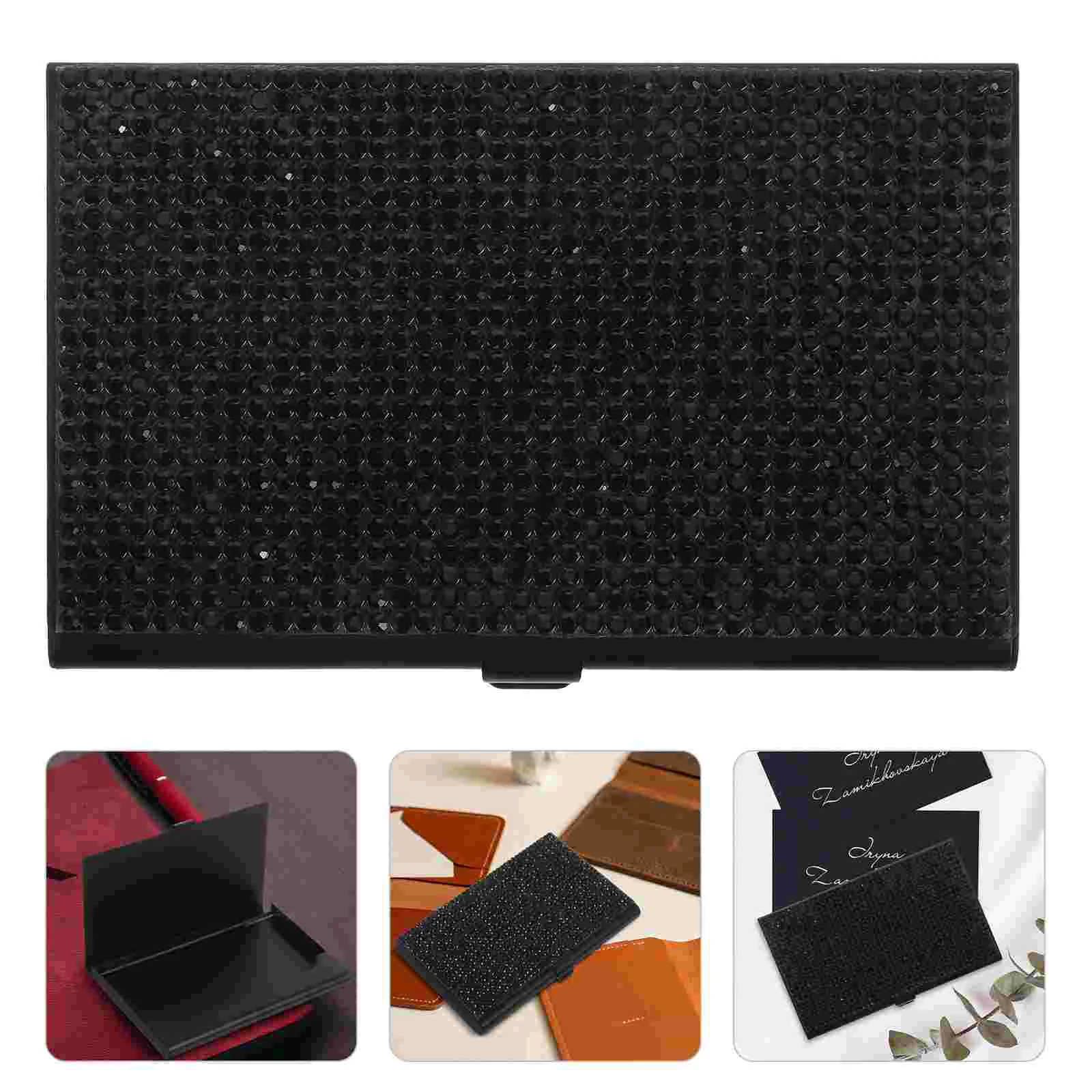 

Business Card Case Cards Holder for Women Organizer Purse Holder' Aluminum Alloy