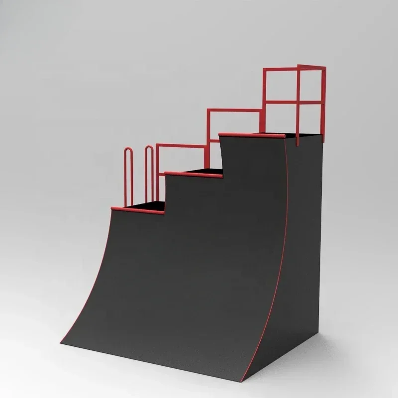 Outdoor American Ninja Warrior Course Warped Wall for Kids