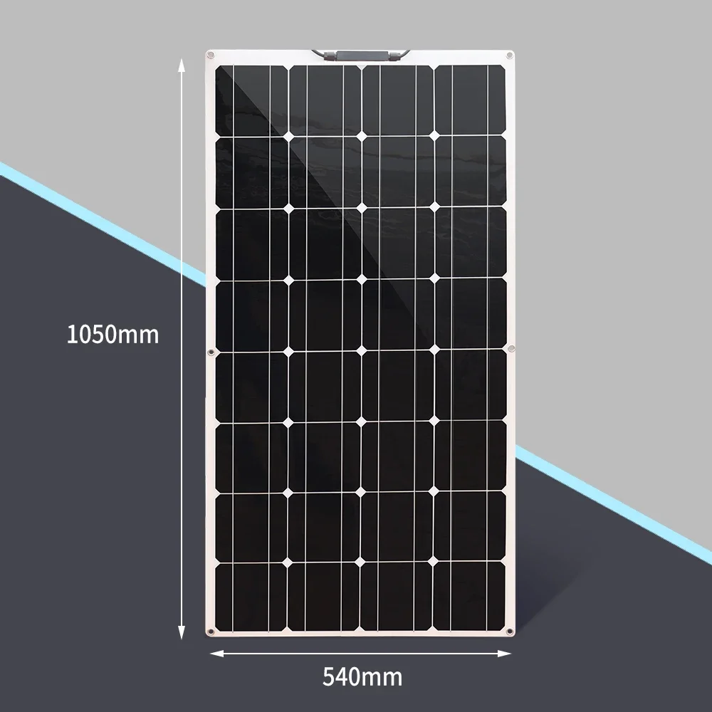 Imagem -06 - Sistema de Painel Solar Conjunto Completo Controlador 100a Inversor 110v 220v 10ah 30ah Bateria Lfp para Veículo de Energia do Barco 2000w