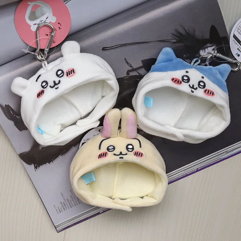 Self Mocking Bear Chikawas Hachiwares Cross Dressing Headgear Baby Clothes Anime Kawaii Usagis Doll Pendant Hat Doll Accessories