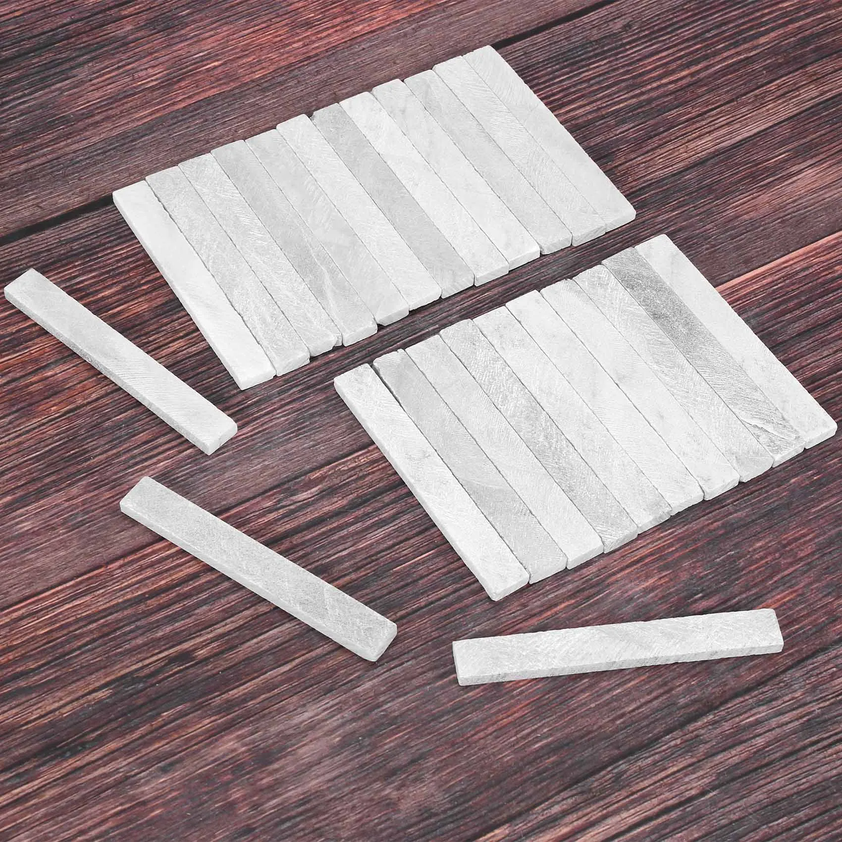 Abjy-canetas de pedra-sabão brancas planas, 30 pacotes de recargas de pedra-sabão de qualidade profissional para soldadores e ferramentas de marcação têxtil