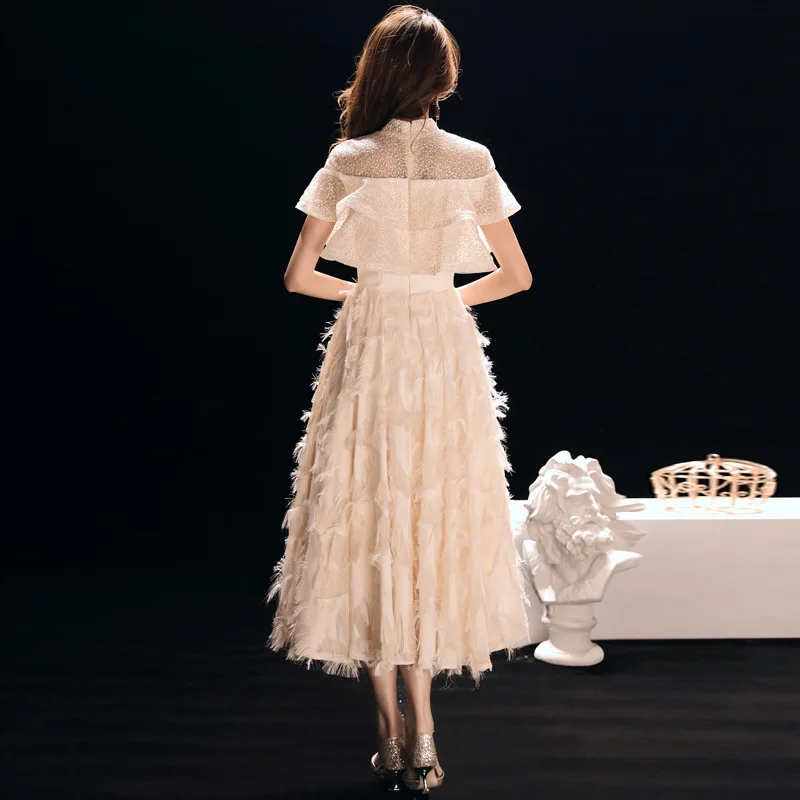 Evening Gown for Women 2024 New Style Temperament, Medium To Long Style, Socialite Banquet, Annual Party Host, Bridesmaid Dress