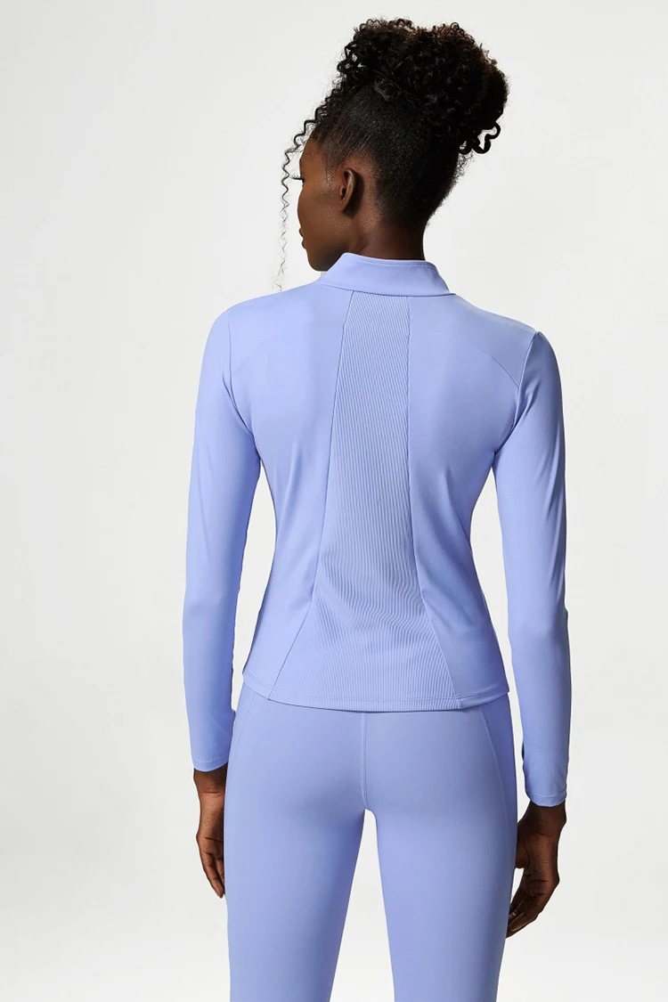 2/3 stück Fitness Yoga Set Frauen Einfarbig Stretch Sportlich Anzug Sexy Bh Zipper Jacke Hohe Taille Leggings Weibliche Sportswear – Detail 16