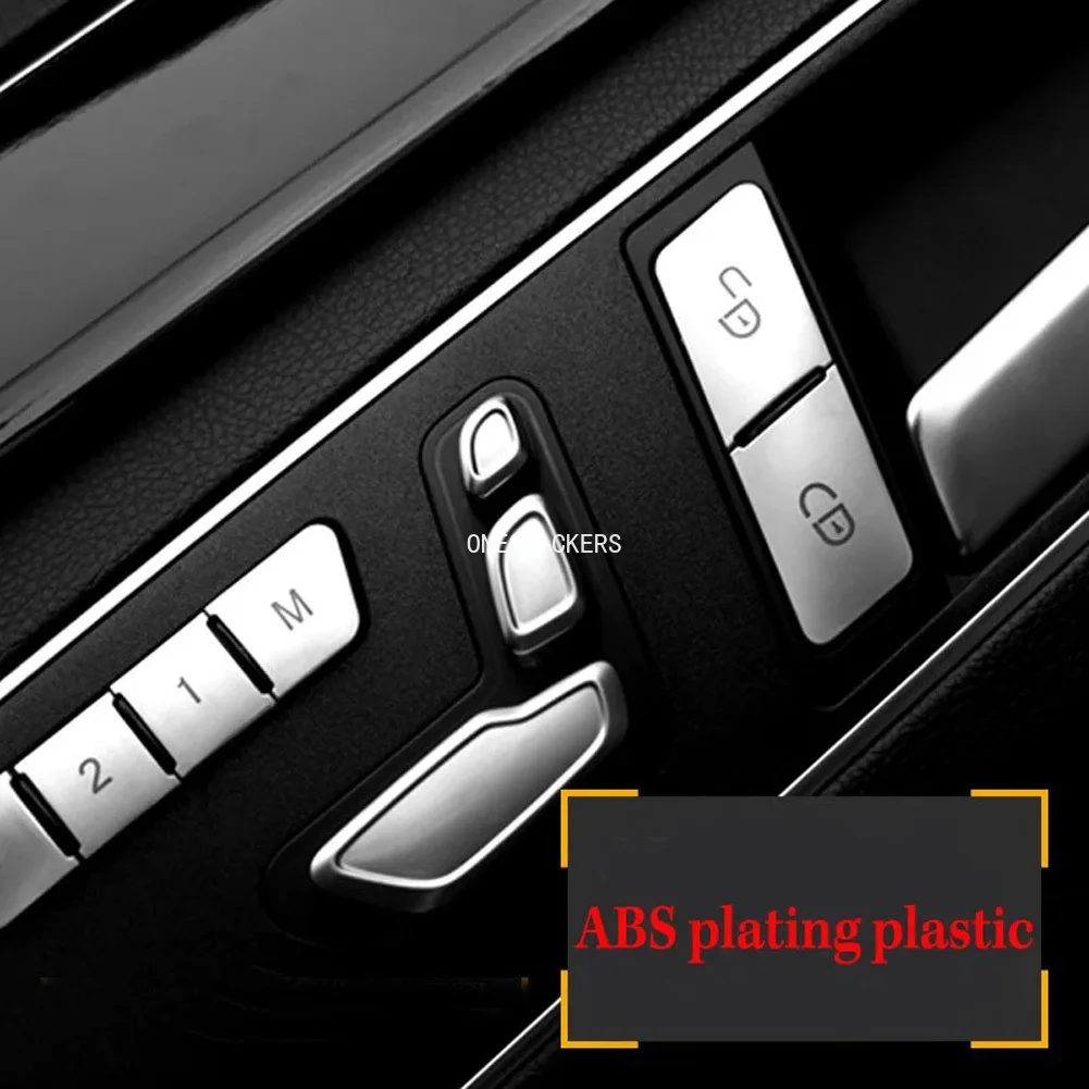 For Mercedes Benz AMG C63 W176 W246 W204 W212 C117 W117 W218 X156 W166 X166 X204 Car Door Seat Unlock Switch Button Cover Trim