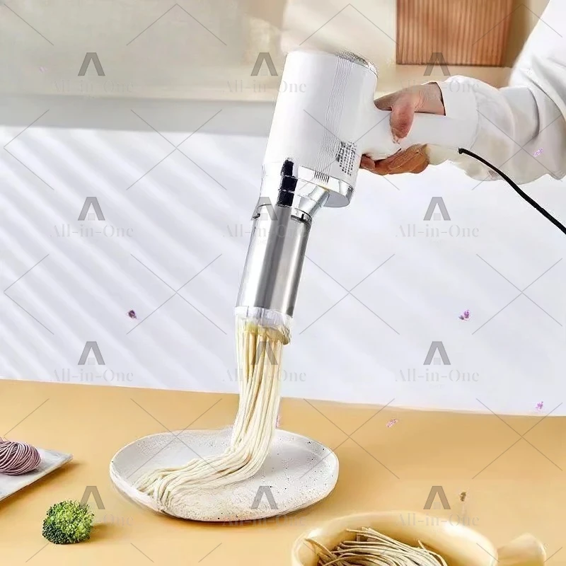 Stainless steel handheld noodle machine household portable noodle machine gun automatic small