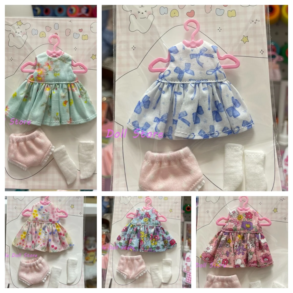

S Dula Doll Clothes Simple dress set for ob11 GSC doll