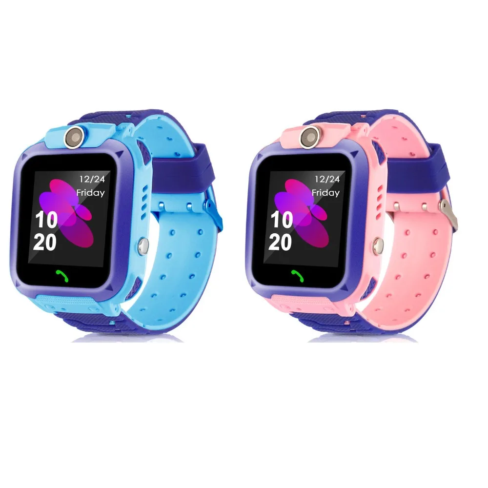 

Q12 Children's Smart Watch SOS Phone Watch Smartwatch For Kids With Sim Card Photo Waterproof IP67 Kids Gift For IOS Android