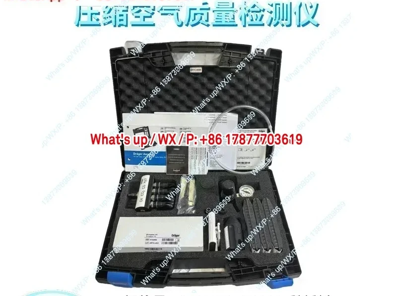 Delger test box Aerotest Alpha 6527149 compressed air detector 6527150,with 4 consumables 6527149+fuel tank+water detection tube