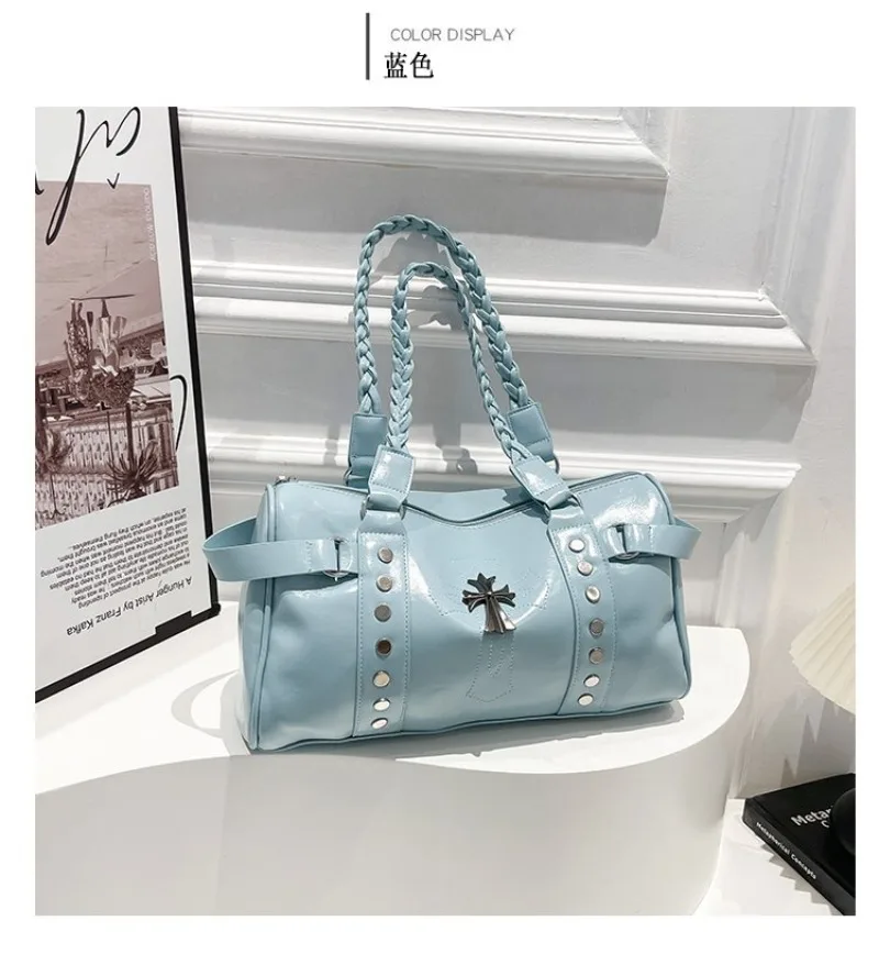 Bolsa de ombro feminina elegante – bolsa crossbody com design retrô vintage para uso diário, item quente essencial de viagem da moda