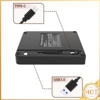 External CD DVD Drive USB 3.0 & Type-C Drive Burner Recorder for /Linux Windows 7/8/10/11 Laptop PC