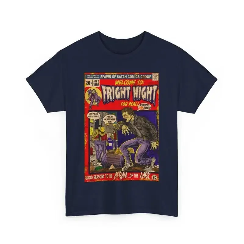 Fright Night Comic T Shirt Heavy Cotton