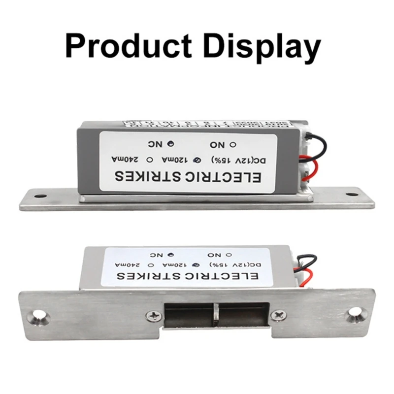 Access Control Electric Lock Double Electric Operation Strong Metal Construction Quick Release Mechanism for Office 896C