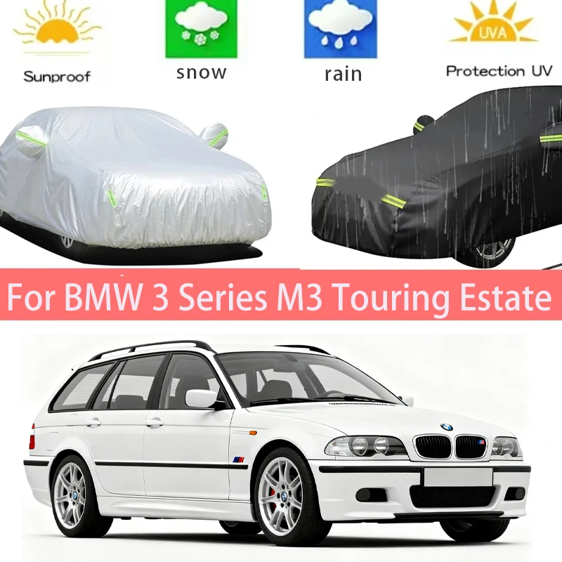

For BMW 3 Series M3 Touring Estate E46 Full Car Covers Outdoor Sun Anti UV Rain Snow Dust Protection Oxford Cloth Accessories