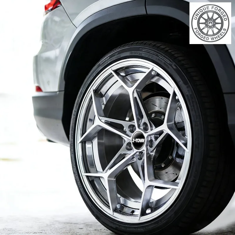 26 style 5x100 5x120 5x114.3 17 18 19 20 21 22 23 24inchs Brushed Silver OEM Forged Wheels For Audi For Toyota For Volkswagen