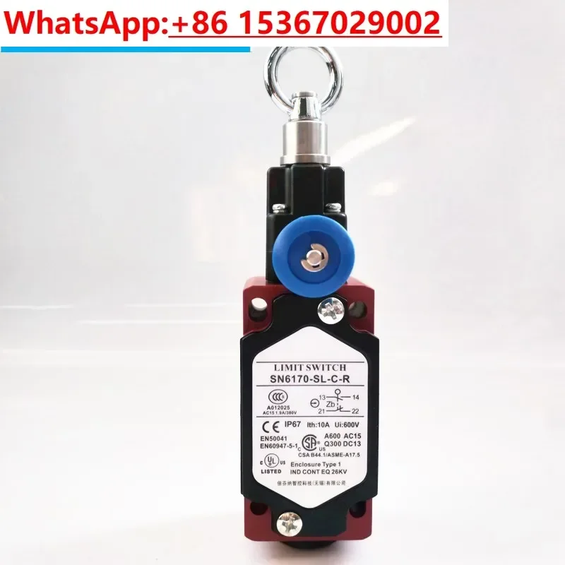 

Pull Rope Switch Sn2170 / Sn4170 / Sn6170-sl-c-r Safety Emergency Stop Switch Pull Wire Travel Switch