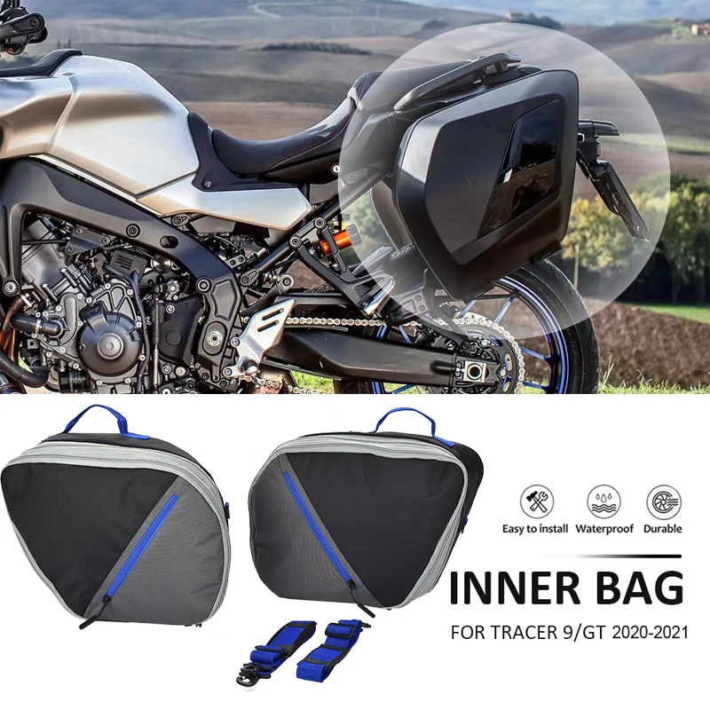 New Motorcycle Accessories For YAMAHA Tracer 9/GT 2020 2021 Liner Inner Luggage Storage Side Box Bags Waterproof