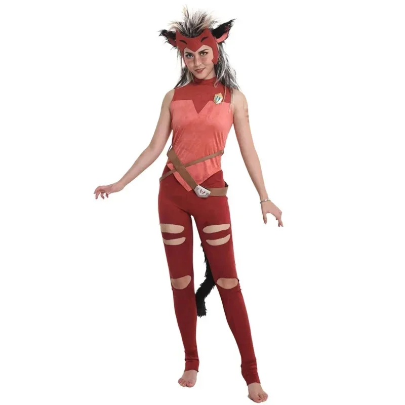 She-Ra - Princess of Power Catra Cosplay Anime Costume Women Uniform Outfits Halloween Carnival Clothes Suit