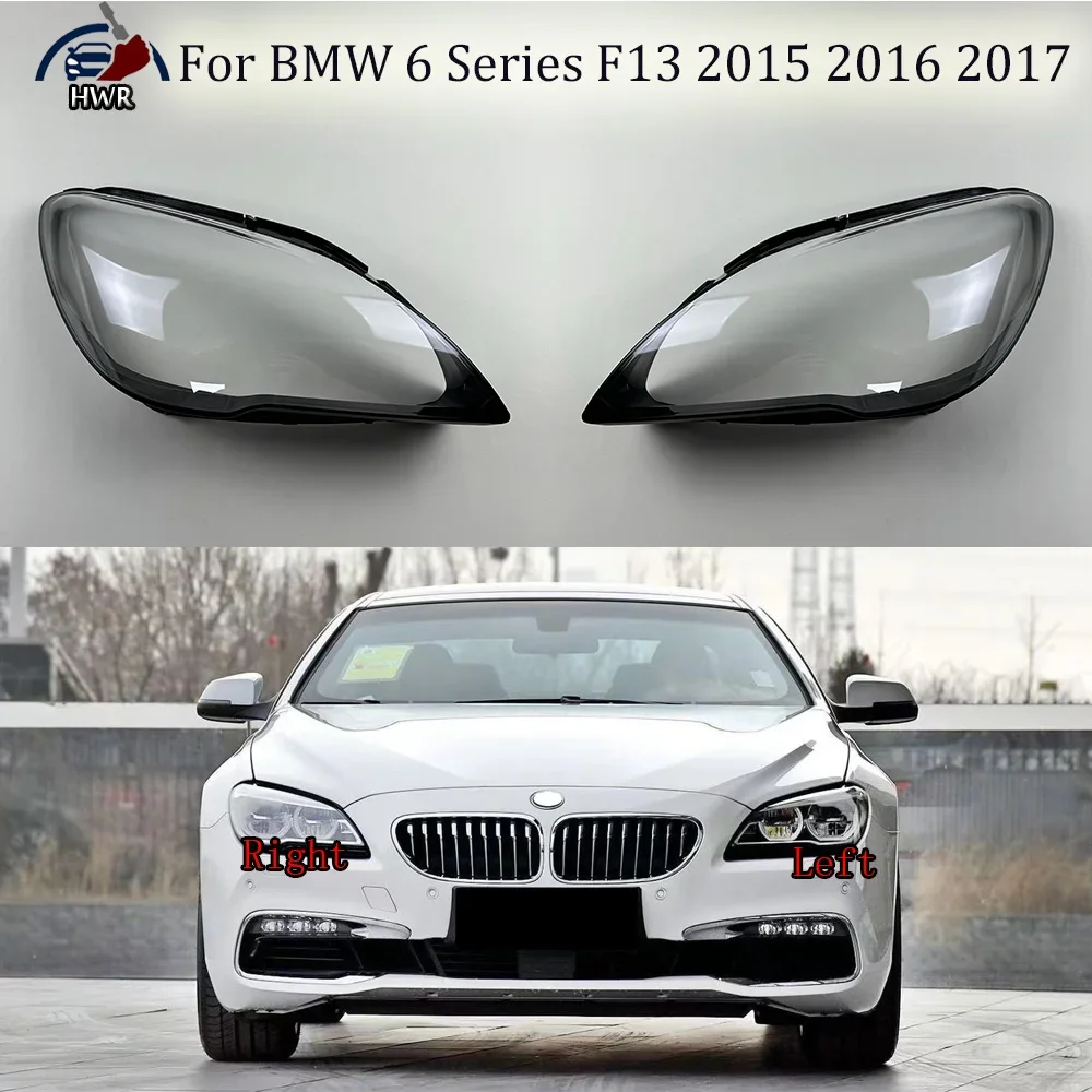 

Для BMW 6 серии F13 2015 2016 2017, абажур передней фары, маска, прозрачная крышка объектива, замена оригинального абажура