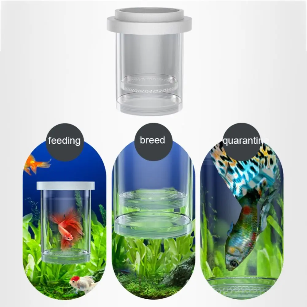 Plastic Floating Fish Breeding Isolation Box Aquarium Breeder Feeder Fish Tank Hatching Incubator Aquarium Hatchery Accessory