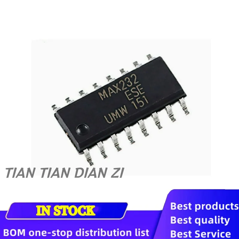 5pcs/lot MAX232ESE MAX232 package SOP16 ic chips in stock