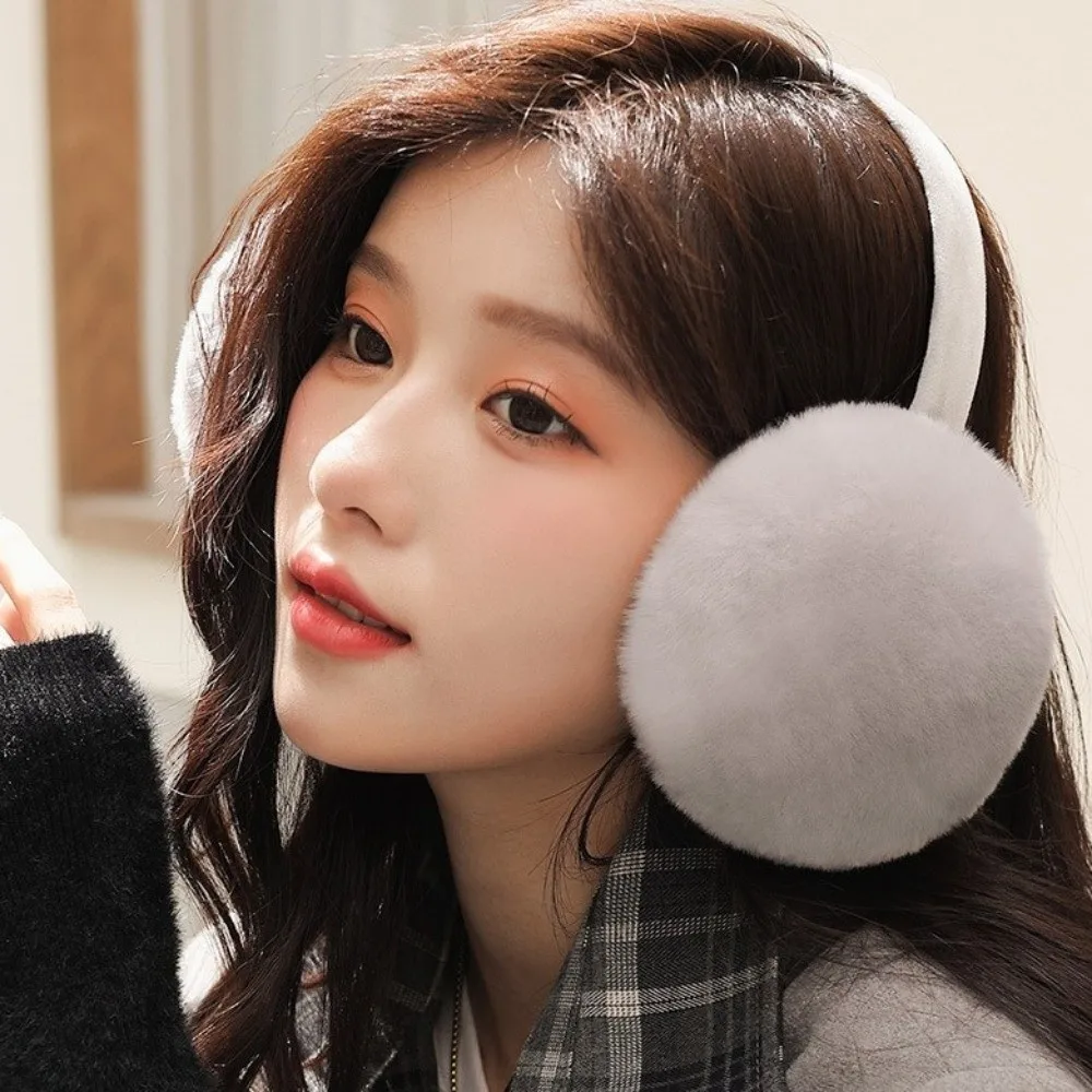 Fashion Warm Winter Earmuffs Faux Fur Soft Earflap Protection Cold Protection Folding Earmuffs Outdoor