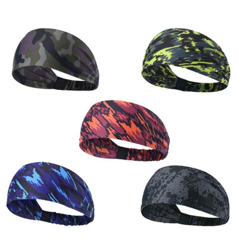 Absorbent Cycling Headband Tennis Bandana Women Men Hair Scarves Non-slip Running Fitness Hiking Bike Bycicle Bandana