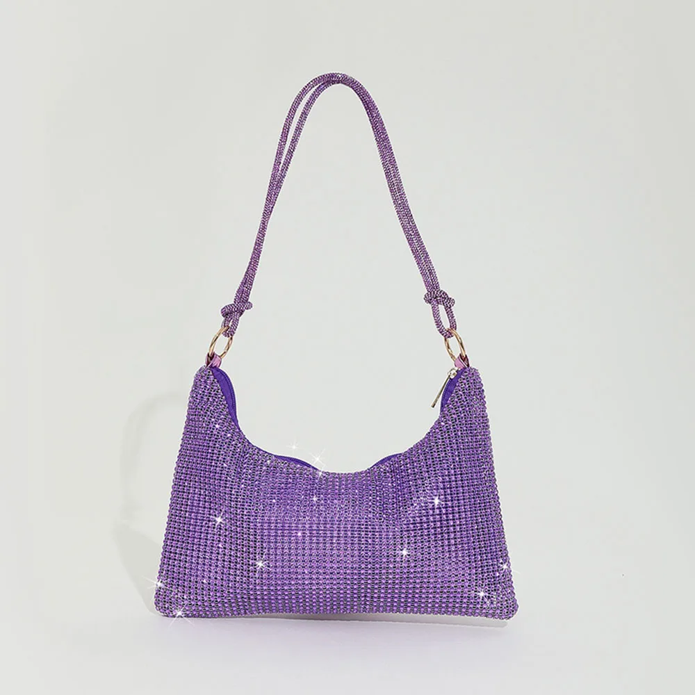 Women's Sparkly Rhinestone Handbag Waterproof High Capacity Clutchs Gift For Birthday
