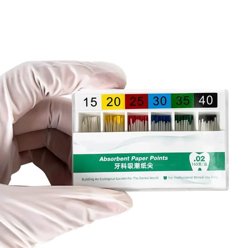 

Dental Absorbent Paper Points: 02/04/06 Taper & Root Canal Large Taper Oral Absorbent Paper Tips Stomatological Materials