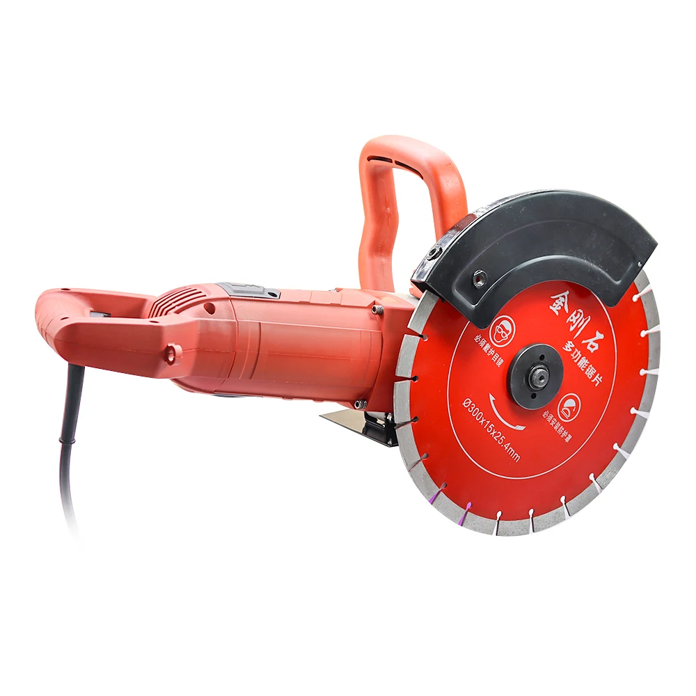 12 Inch Single Chip Electric Wall Cutting Machine Slotting Machine 220V/3000W Multi-Function Handheld Electric Saw Cutting Machi