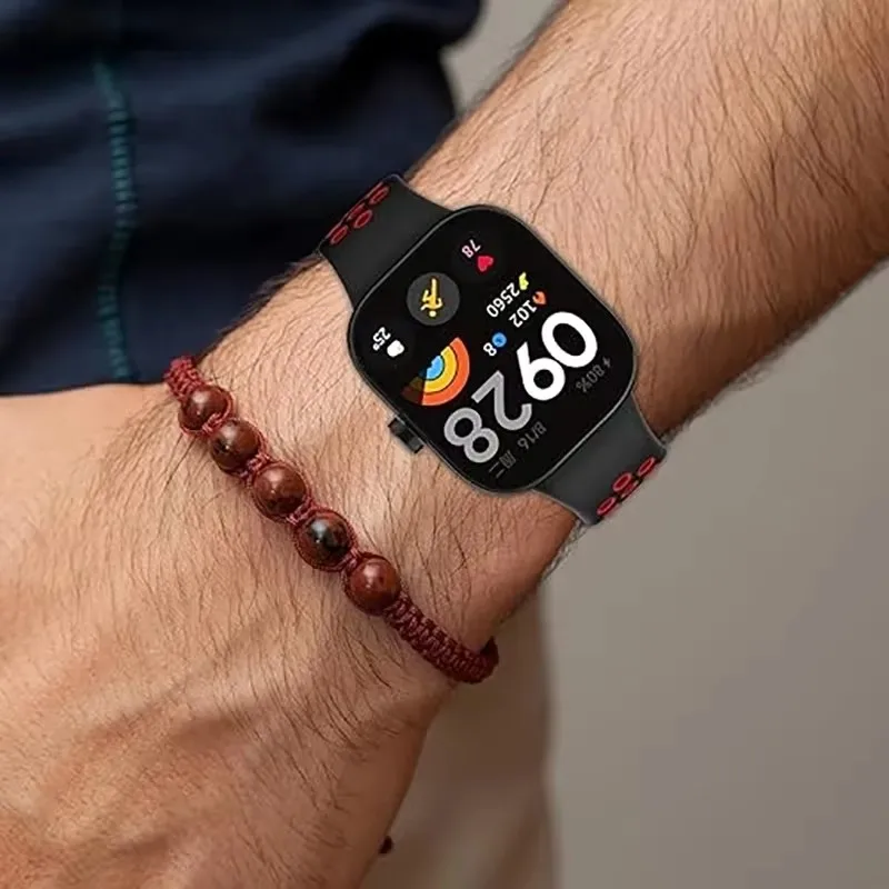 Популярный ремешок для часов, спортивный силиконовый ремешок для Redmi Watch 4, аксессуары, сменные дышащие умные часы correa Xiaomi Band 8 Pro