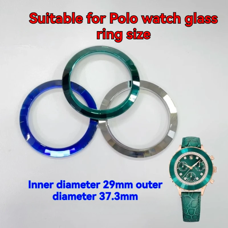 

Для стеклянного кольца Сваровски, хрустального стекла, внешнее кольцо, чехол, безель, кольцо, красочная декоративная часть