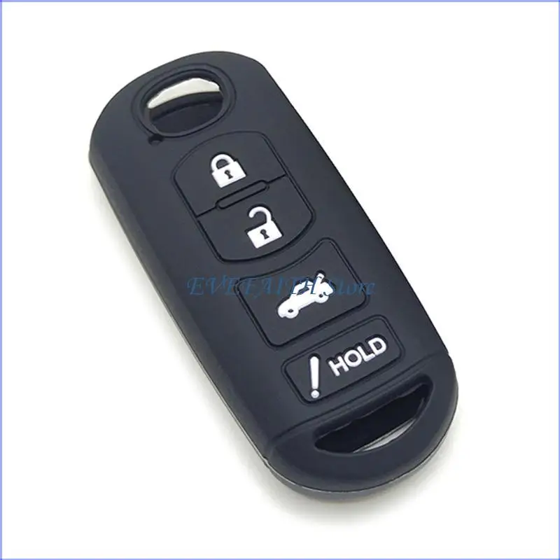 

124B Fashion Silicone Car Remote Keys Case Cover Shells For 2 3 6 Demio Atenza