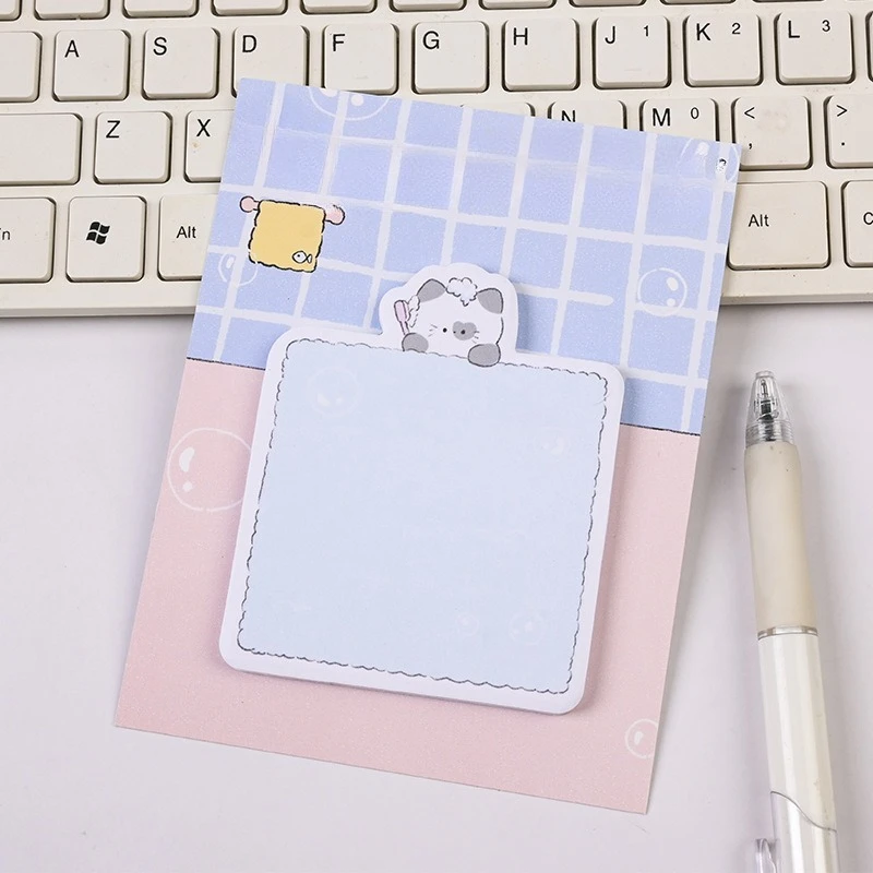 Cartoon Kat Leuke Gemak Sticker Ins Stijl voor Dagelijkse Studenten met Hoge Uiterlijk Kleverigheid Leuke Cadeaus voor School Opening