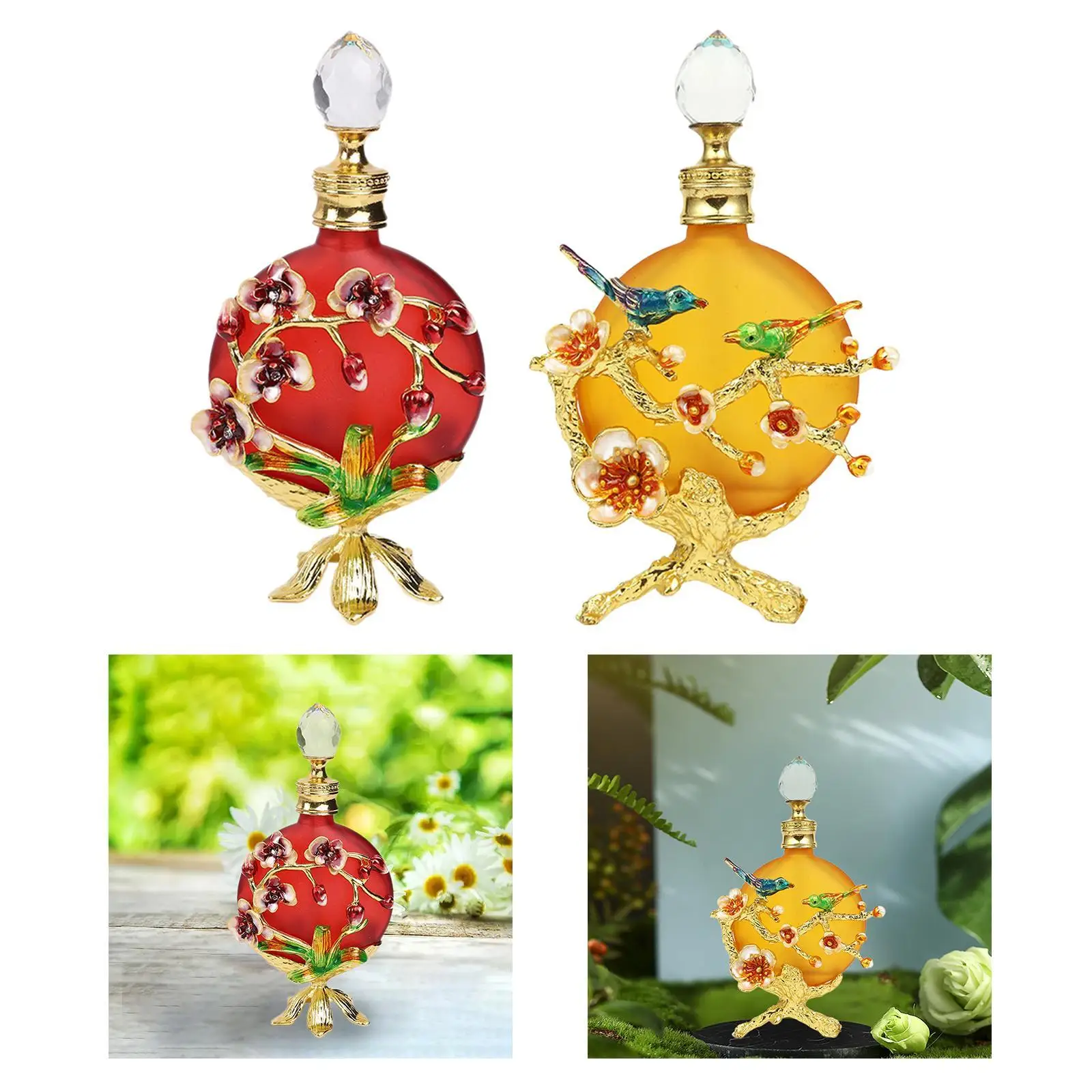 زجاجة عطر زجاجية 30 مل 30 مل هدية للأم زجاجة عطر فارغة قابلة لإعادة الملء