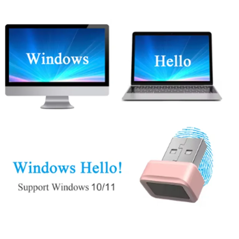 ABDE-USB قارئ مفتاح بصمات الأصابع ماسح بصمات الأصابع البيومترية 360 °   لمس قارئ بصمات الأصابع الصغيرة