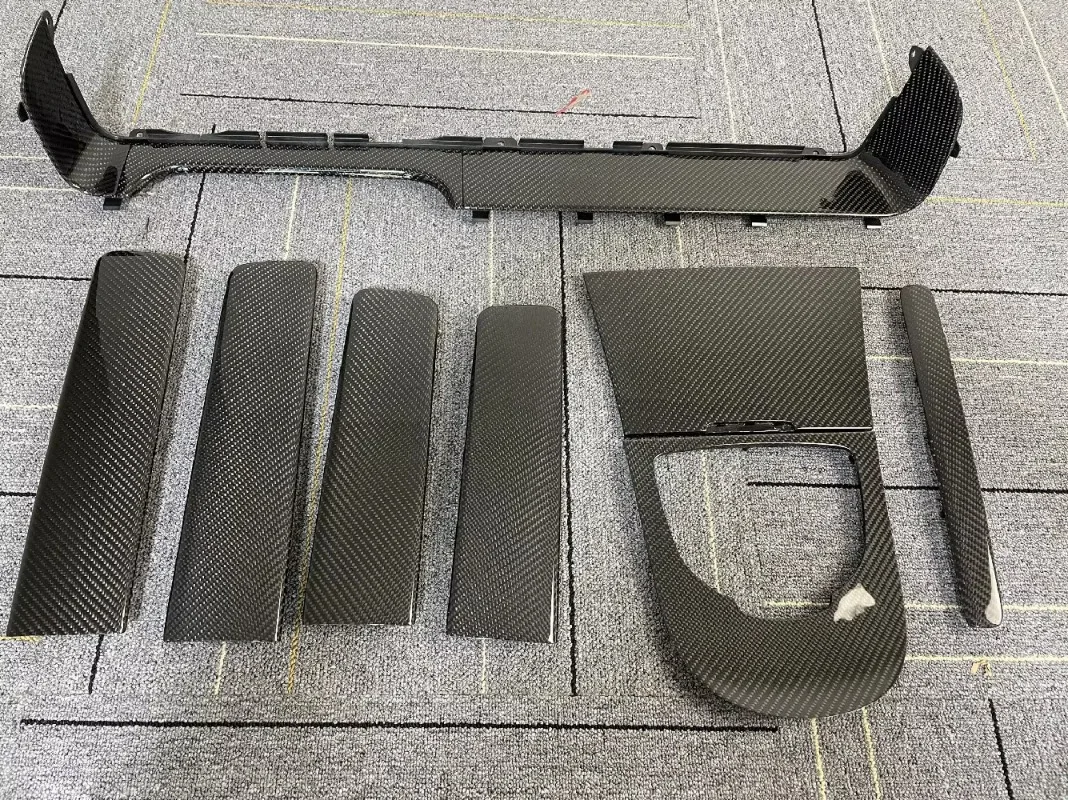 For  G-Class G50/G63 Interior Real Carbon Fiber Replacement Installation
