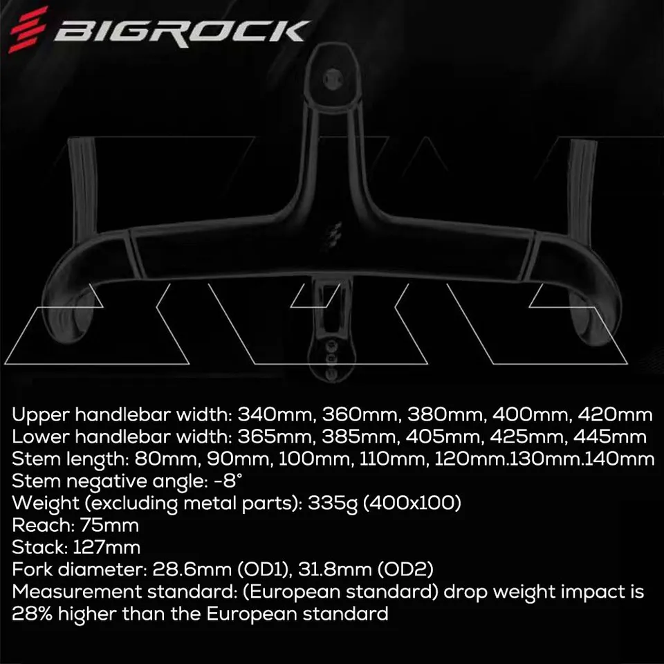 Bigrock-カーボンファイバーロードハンドルバー,グラベルハンドルバー