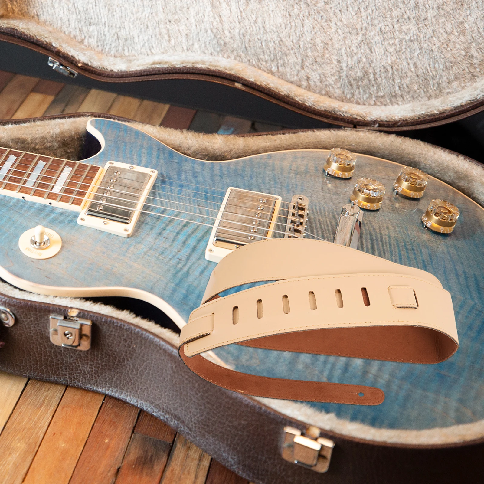 

Soft Strap Replacement Durable Comfortable Adjustable Bass Guitar Shoulder Belt For Folk Practical