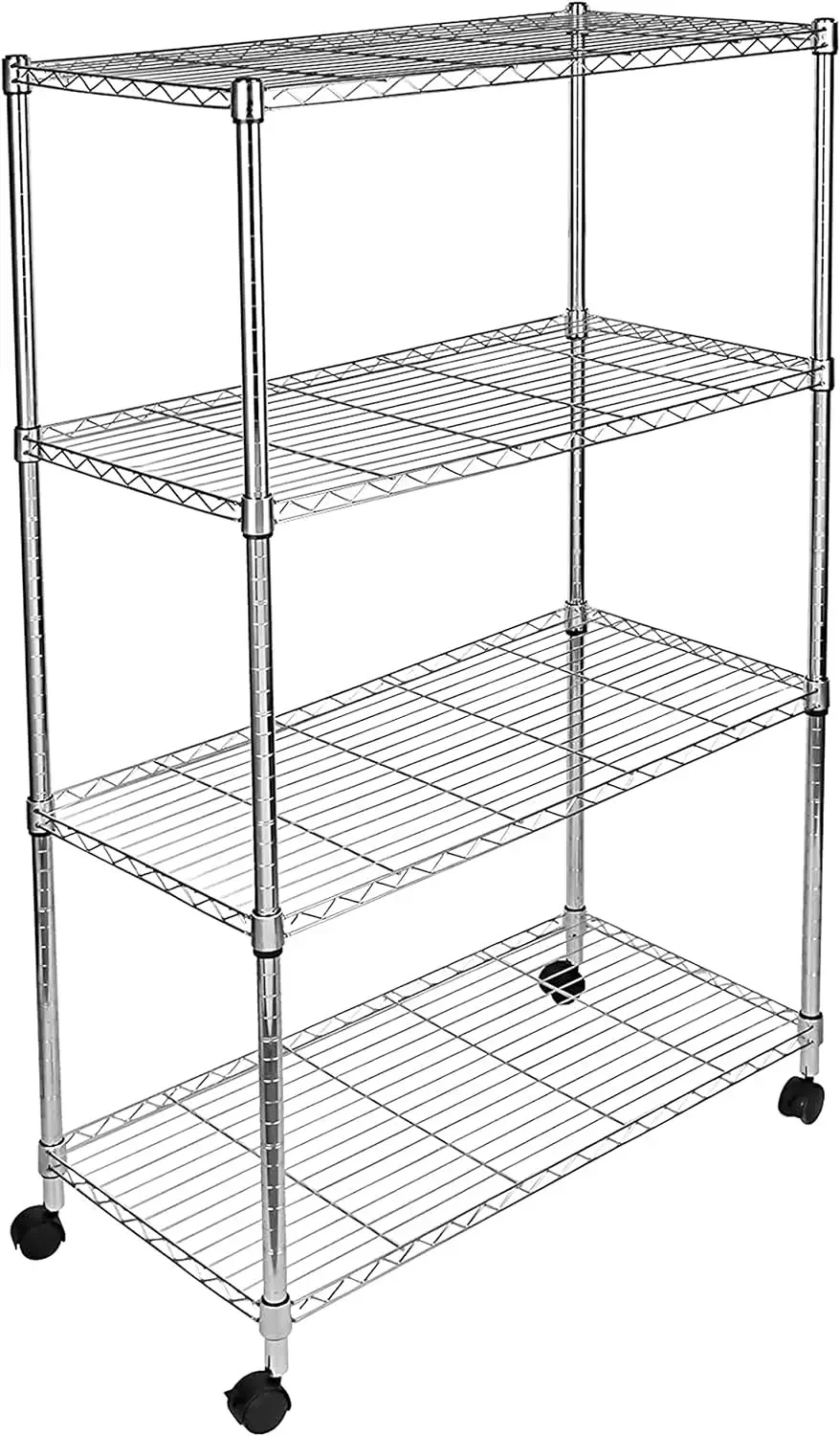 

3/4/5-Tier Heavy Duty Storage Shelving Unit 1000Lb Capacity, Chrome