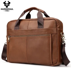 HUMERPAUL-Sac à Bombes en Cuir group pour Homme, Sacoche d'Ordinateur d'Affaires pour le Travail et les Voyages, Fourre-Tout de Qualité