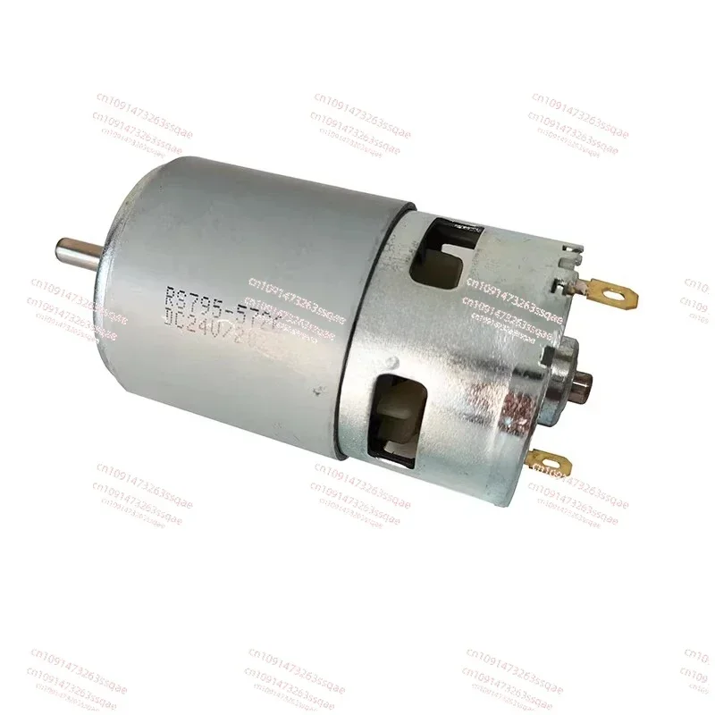 775 double out shaft large torque 795 motor 12V double bearing self-made tool electric drill mowing high-speed DC motor