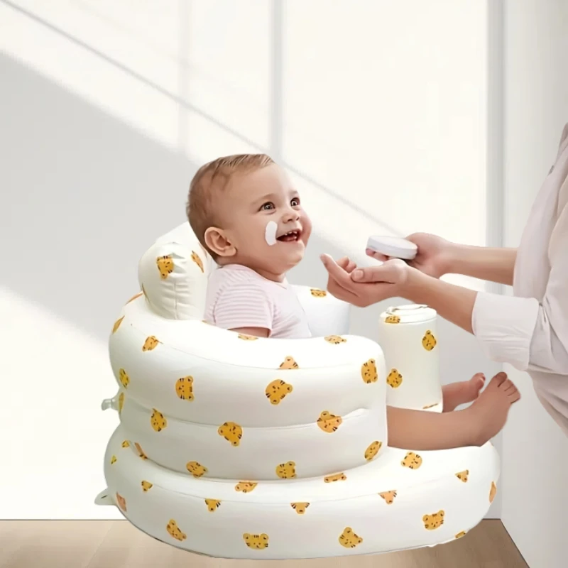 

Вертикальная скамейка для душа для детского сидения, стул с защитой от падения, обучающее сиденье, складной детский надувной диван, табурет BB, корейский стиль