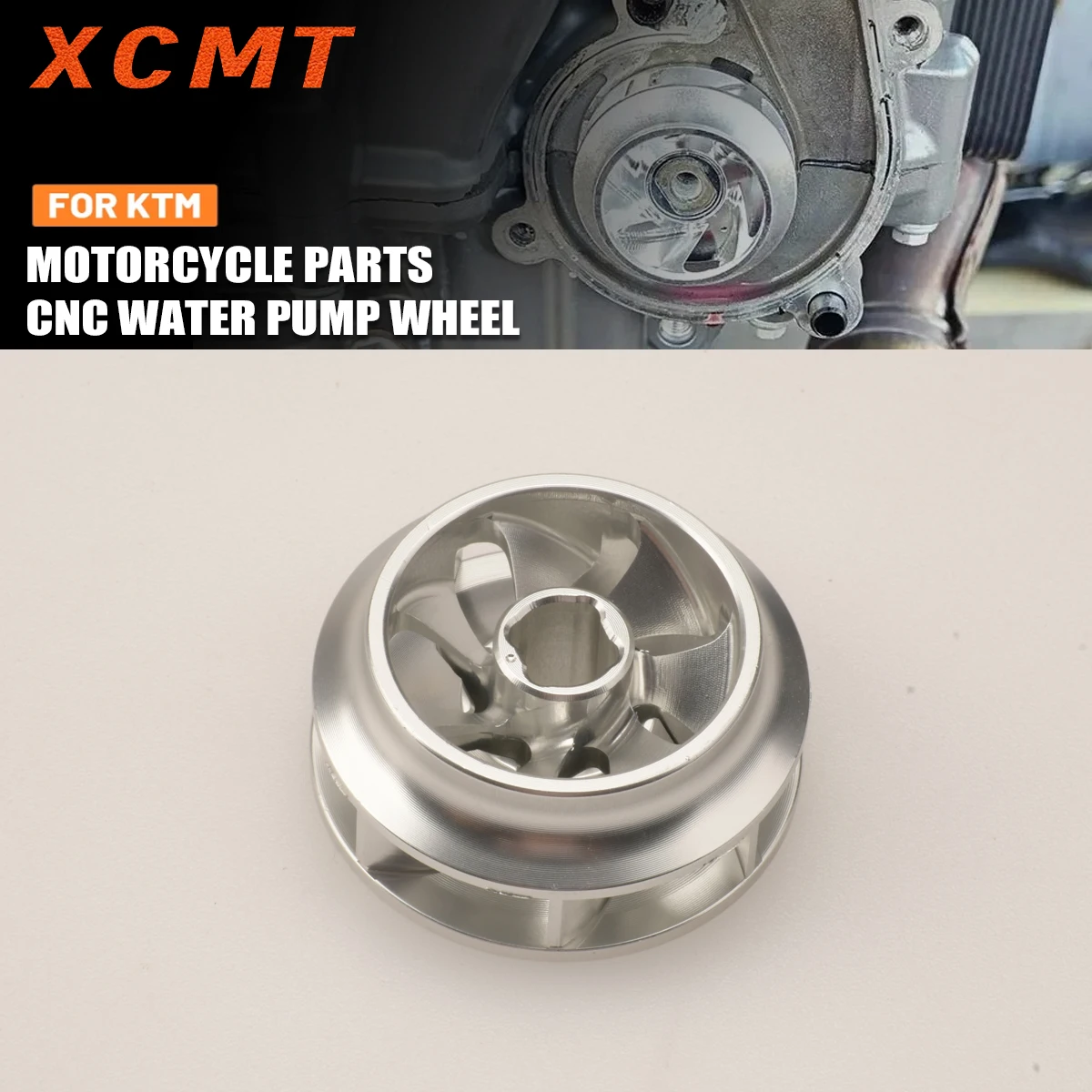 

Motorcycle Accessories CNC Water Pump Wheel For KTM SX EXC XC XCW 125 150 250 300 350 450 500 530 Dirt Bike
