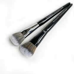 PRO Black Foundation Airbrushed Makeup Brush #56 - Domed Medium-Sized Soft Synthetic Liquid Cream Cosmetics Beauty Tools