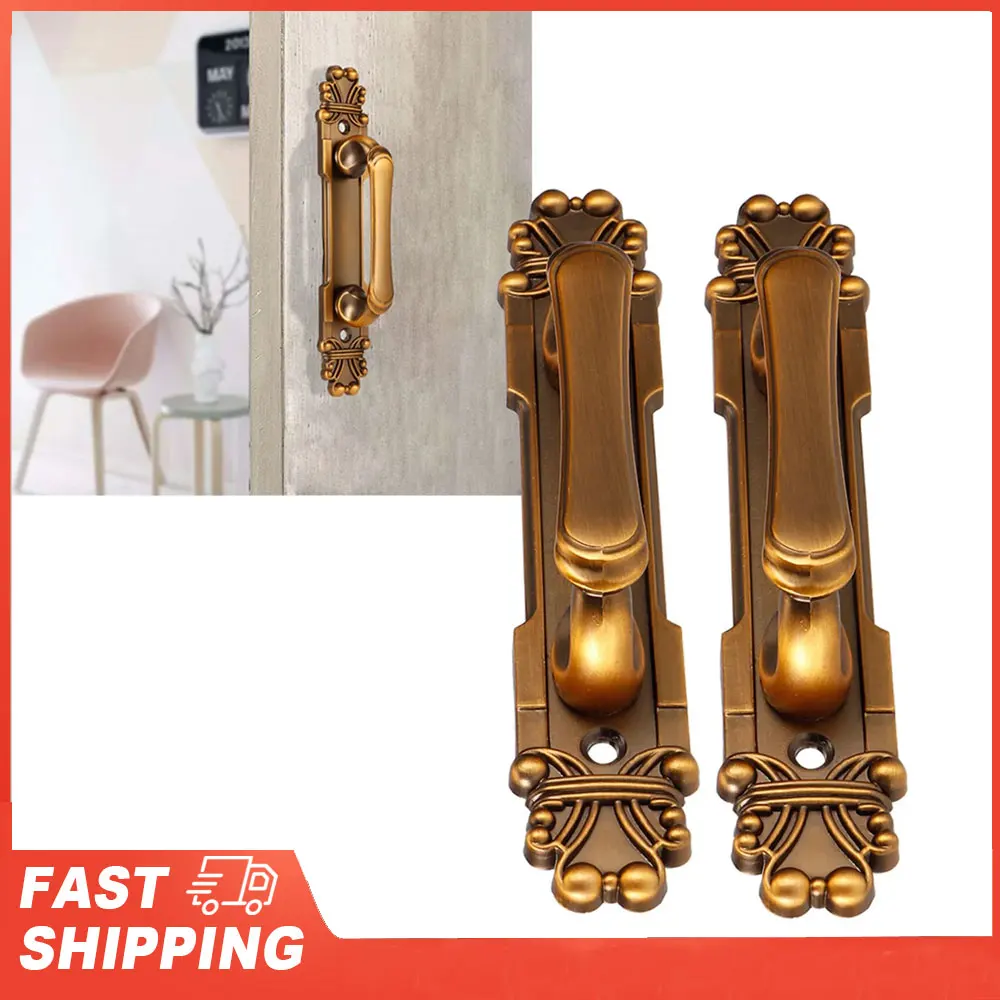 2 قطعة/المجموعة النمط الأوروبي العتيقة سبائك الزنك مقبض سحب الباب خزانة الأجهزة التبعي